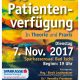 Informationsabend Die Patientenverfügung in Theorie und Praxis am 07. November 2017 19 Uhr